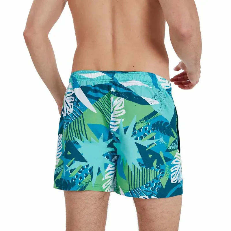 Speedo Men's Printed Leisure 14 inch Watershort Green/Blue-3
